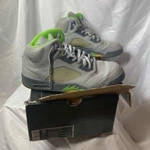 Jordan 5 green bean size 13